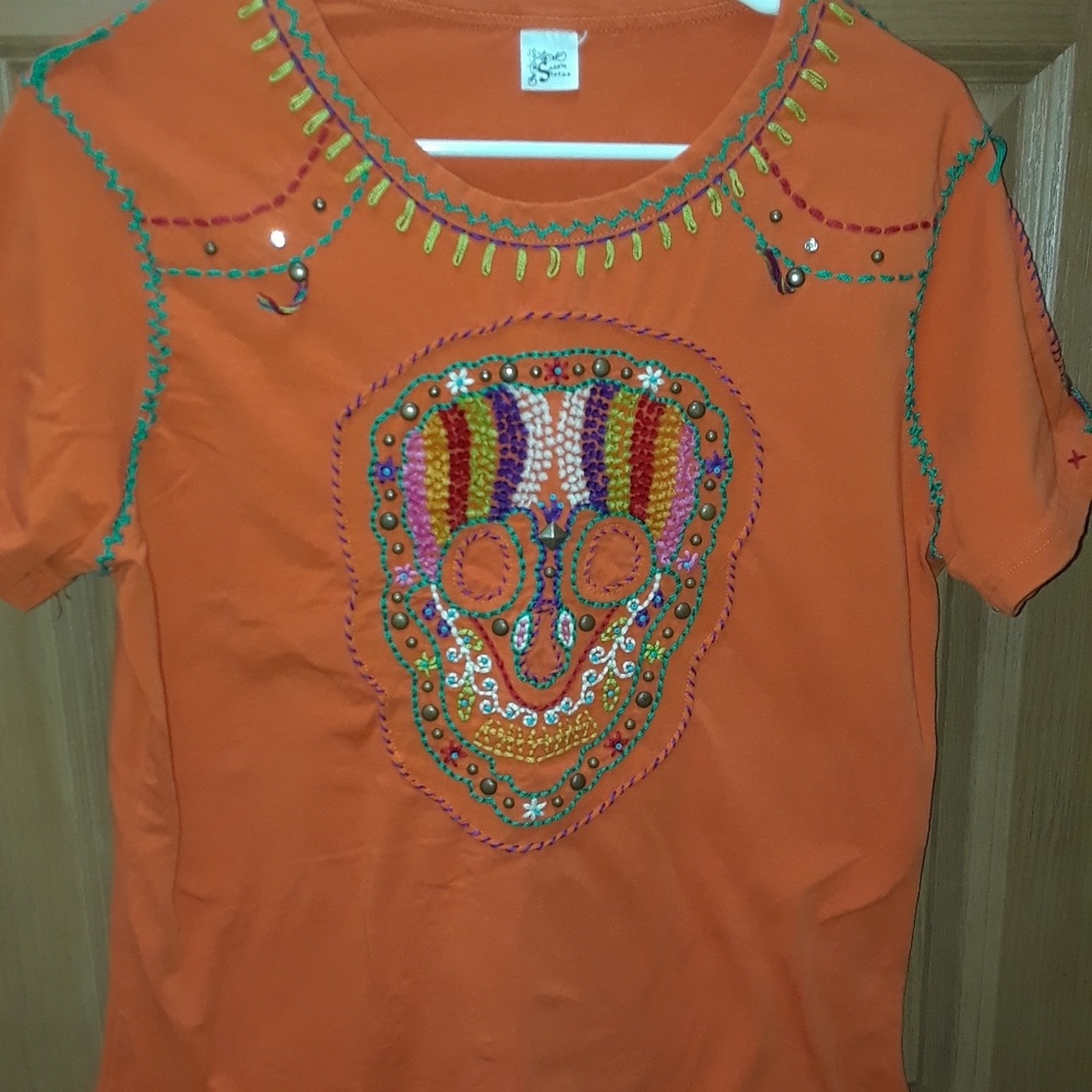 Sugar skull t shirt